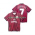 Camisola AC Milan SHEVCHENKO 7 2000 Retro Homem Equipamento Primeiro 1999 Manga Curta